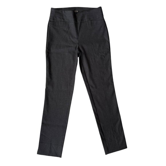 Renuar black stretchy pull on straight dress career pant women's size 2 - Picture 1 of 7